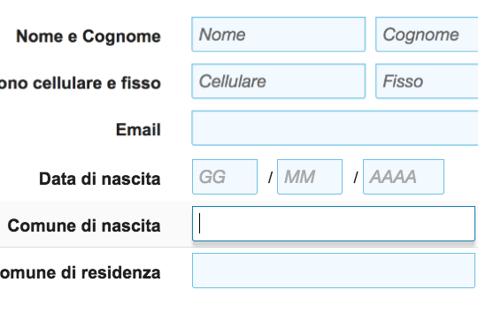 Fai un preventivo